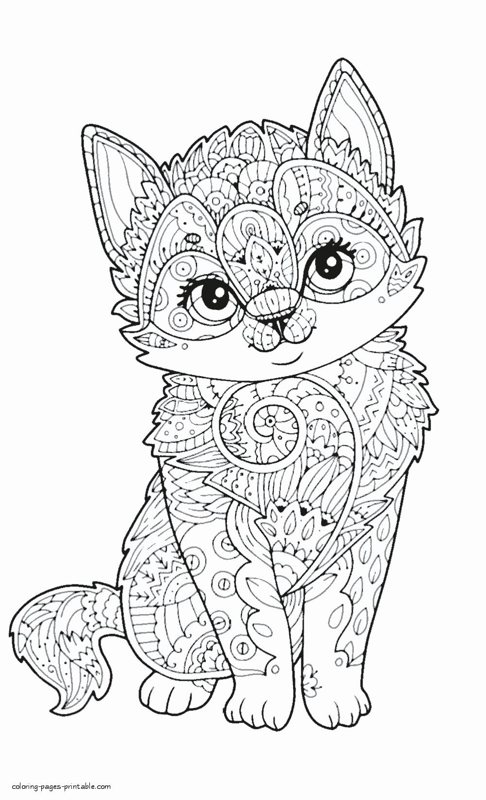 29 Wonderful Animal Coloring Pages Printable 3