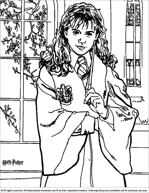 30 Magical Harry Potter Coloring Pages Printable 11