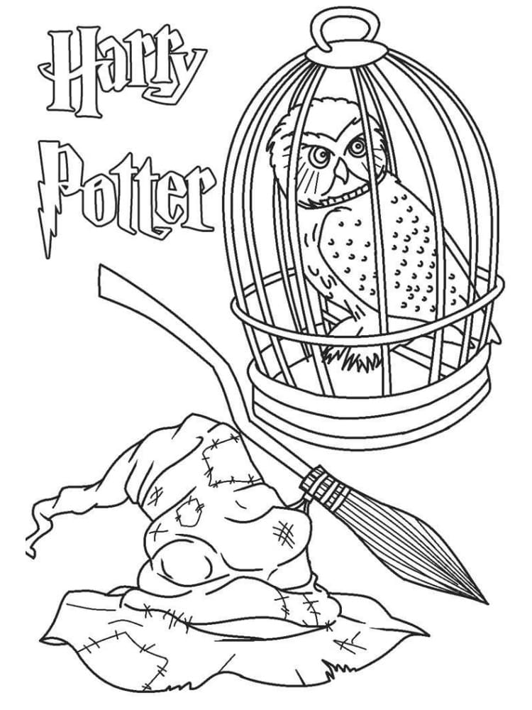 30 Magical Harry Potter Coloring Pages Printable 15