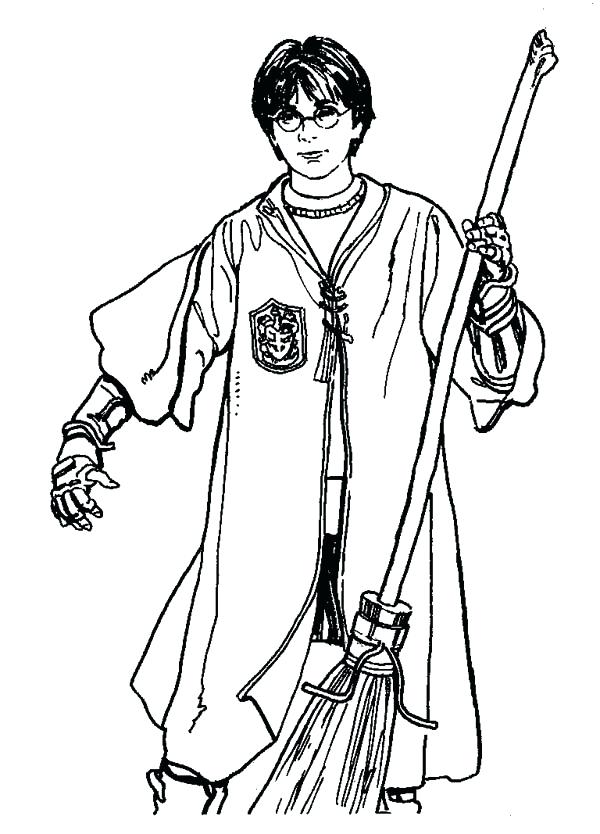 30 Magical Harry Potter Coloring Pages Printable 21