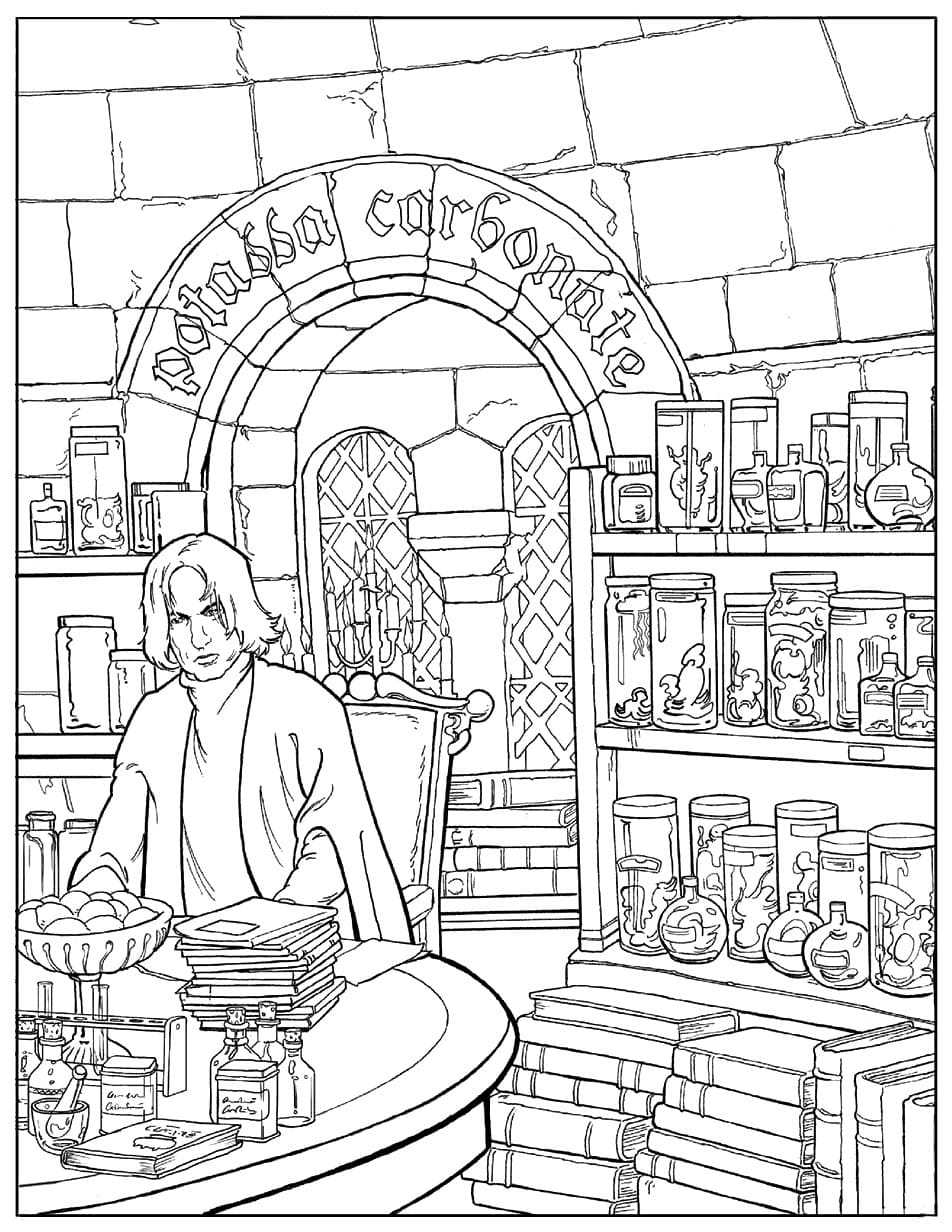 30 Magical Harry Potter Coloring Pages Printable 22