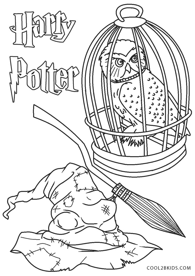 30 Magical Harry Potter Coloring Pages Printable 24