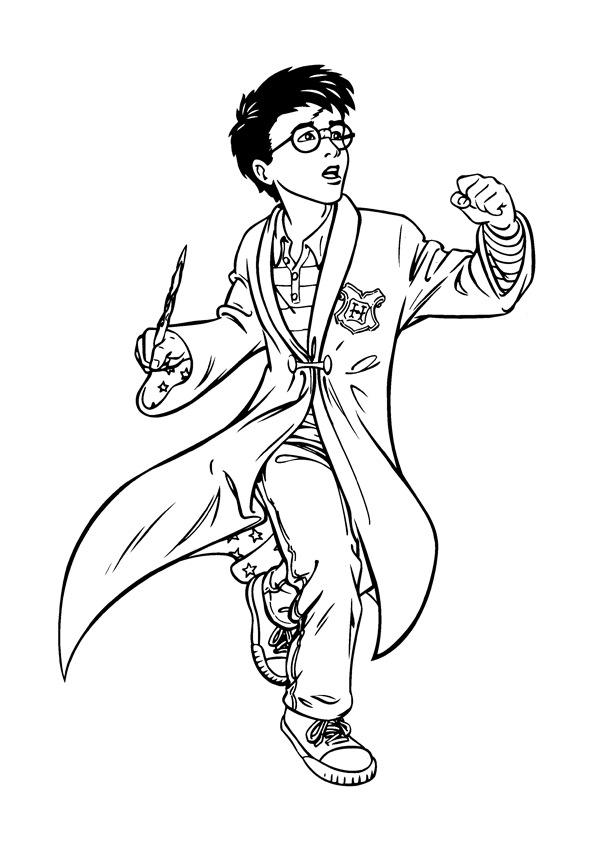 30 Magical Harry Potter Coloring Pages Printable 26