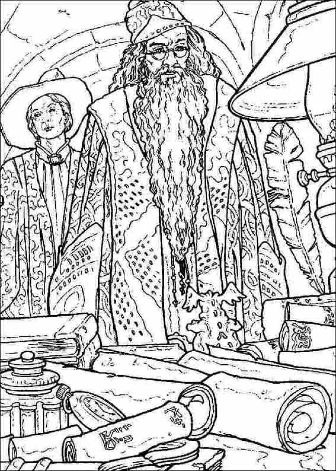 30 Magical Harry Potter Coloring Pages Printable 29