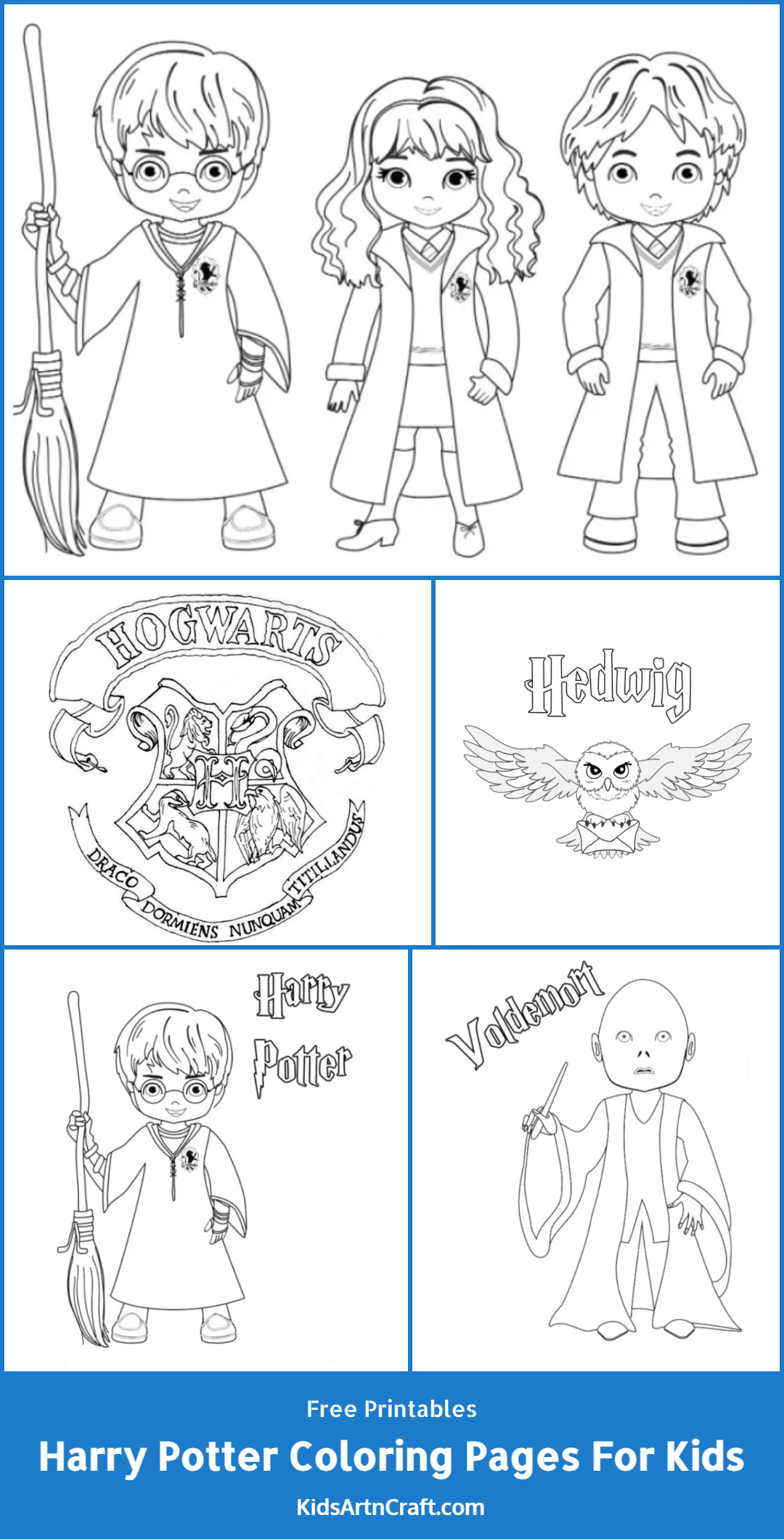 30 Magical Harry Potter Coloring Pages Printable 5