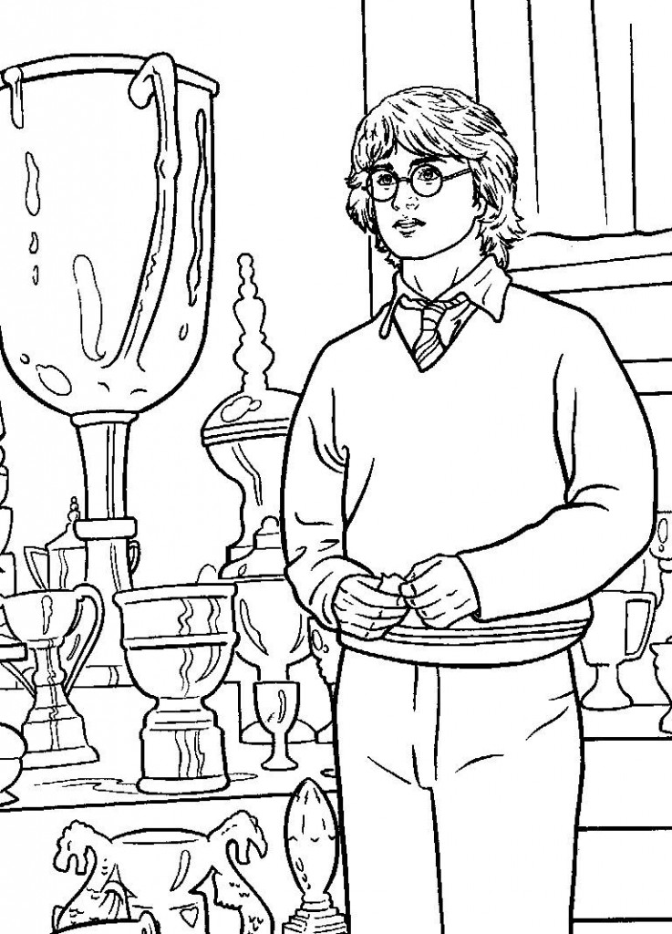 30 Magical Harry Potter Coloring Pages Printable 7