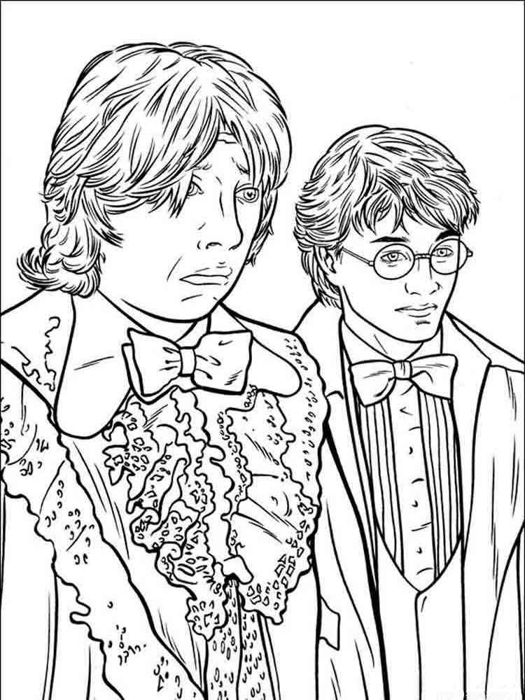 30 Magical Harry Potter Coloring Pages Printable 8