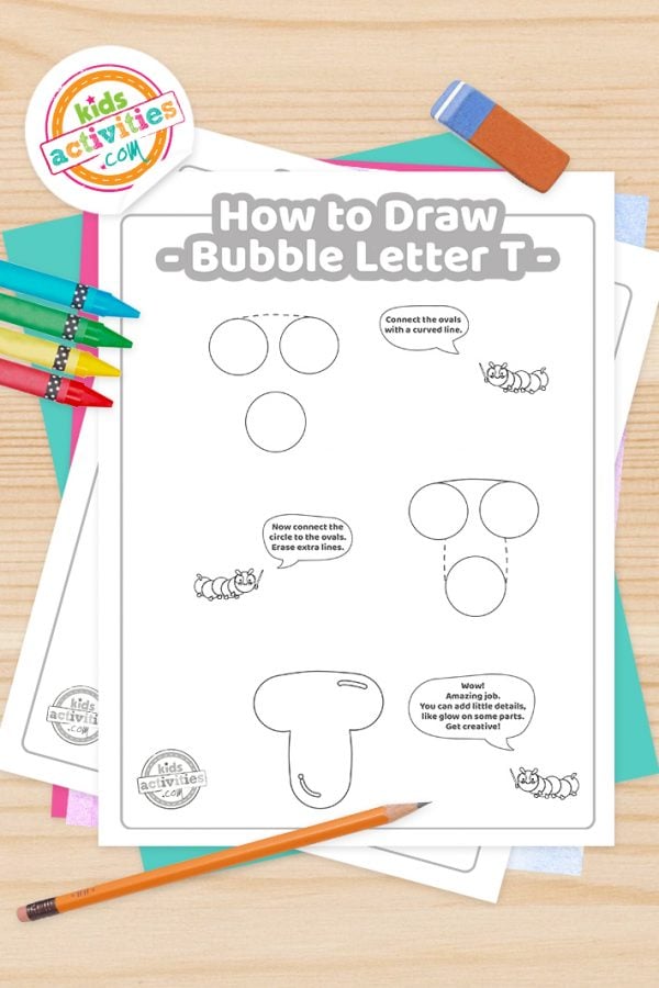 31 Creative Bubble Letter T Printable 9