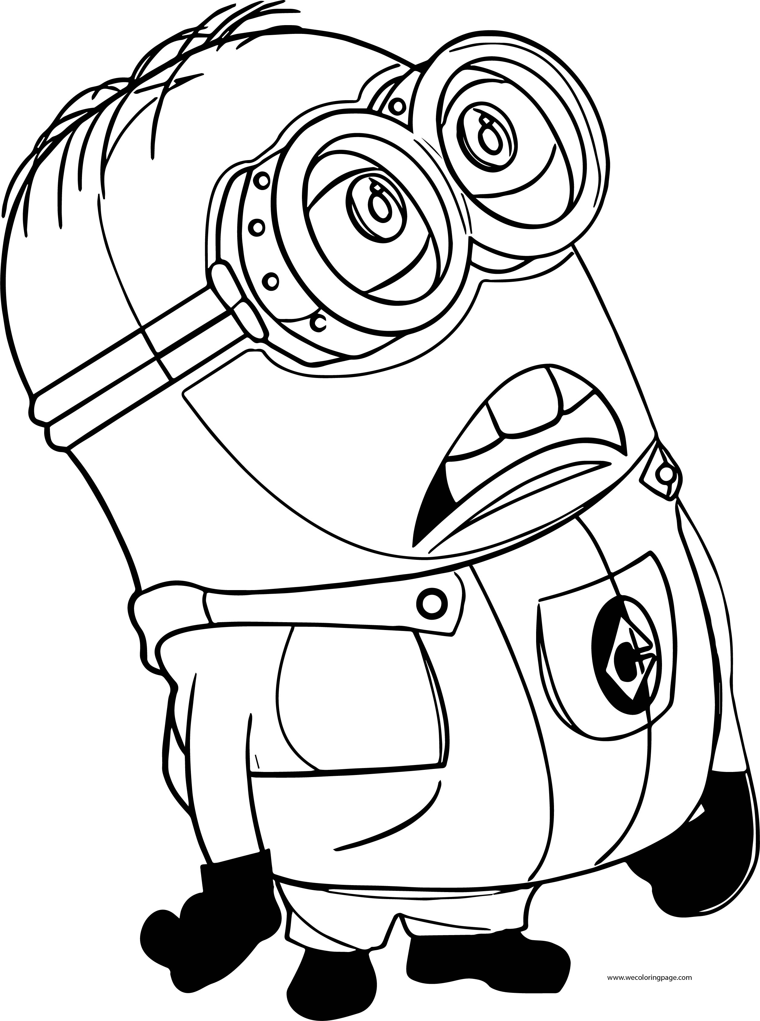 32 Cute Minion Coloring Pages Printable 13