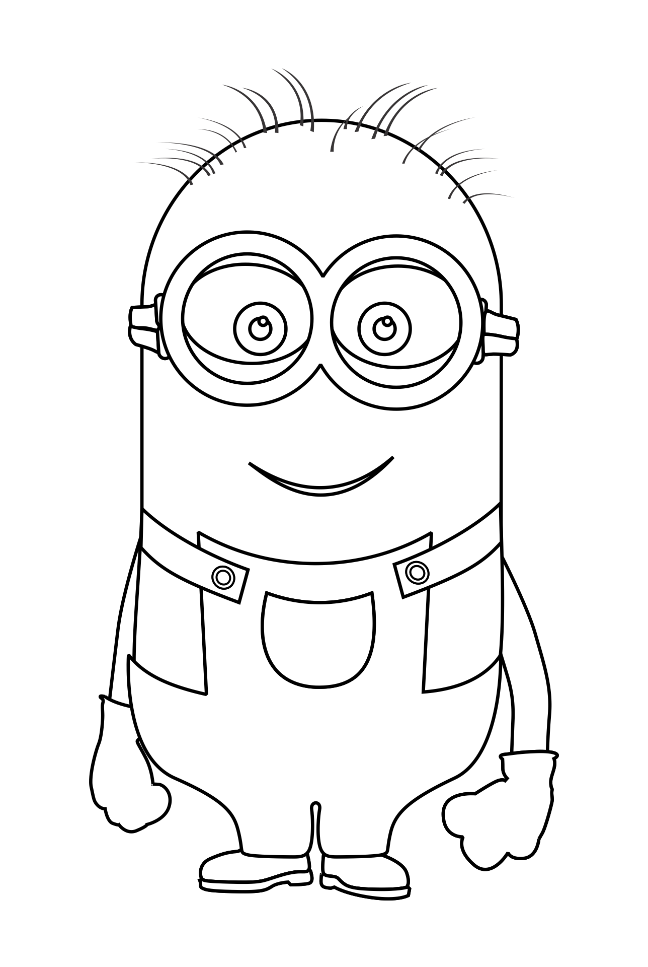 32 Cute Minion Coloring Pages Printable 17