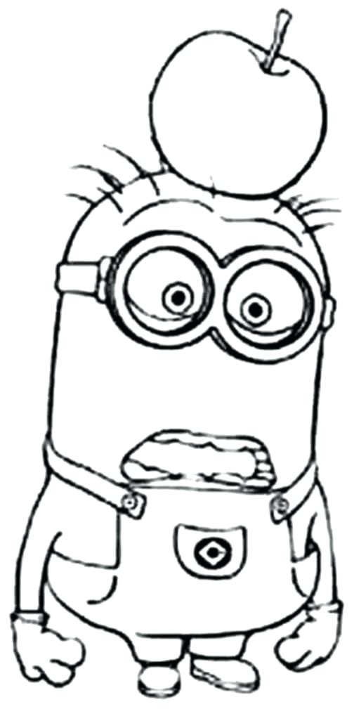 32 Cute Minion Coloring Pages Printable 18