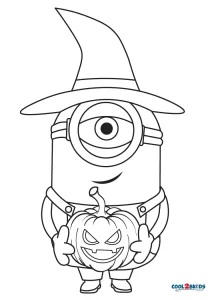 32 Cute Minion Coloring Pages Printable 22