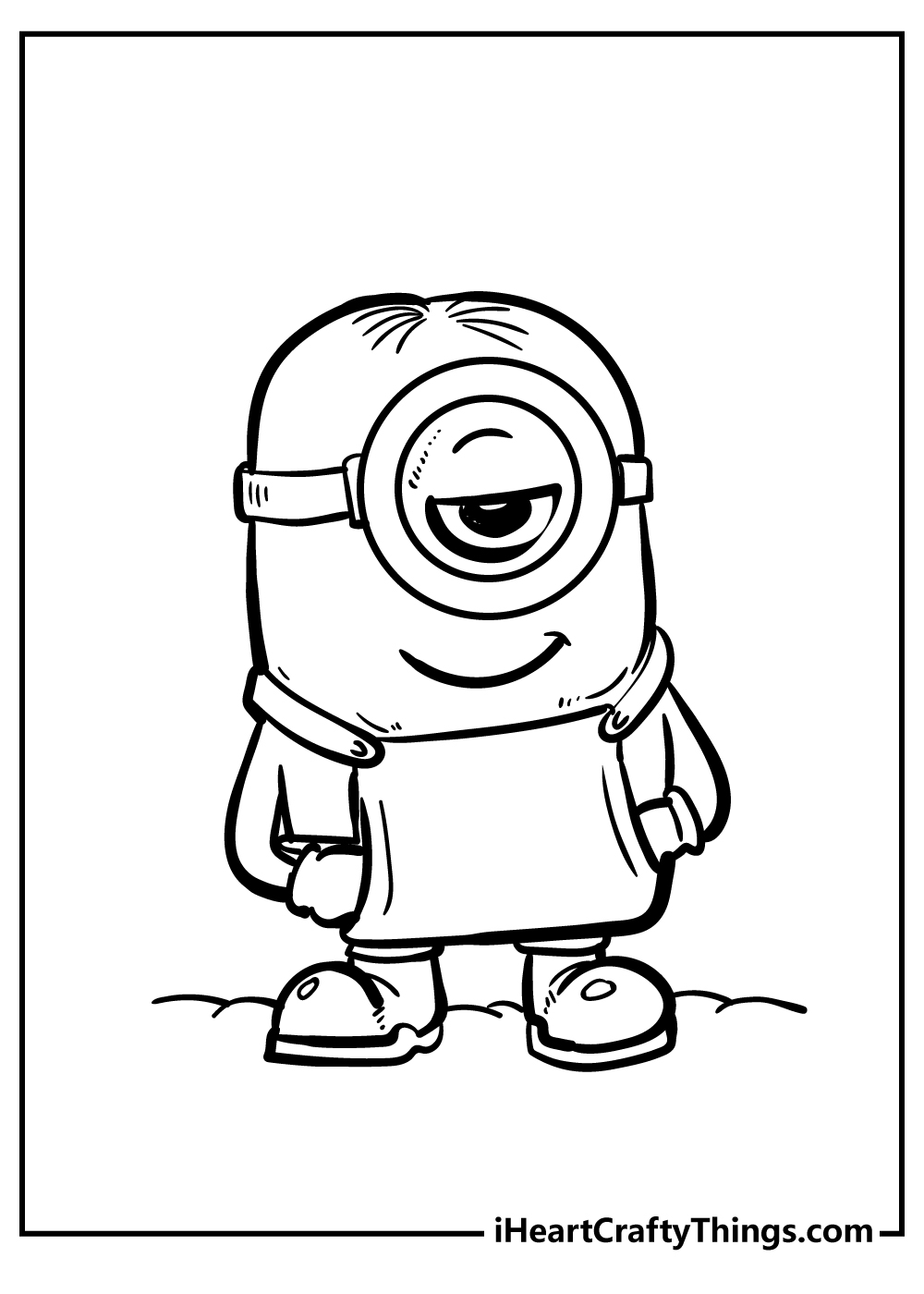 32 Cute Minion Coloring Pages Printable 25