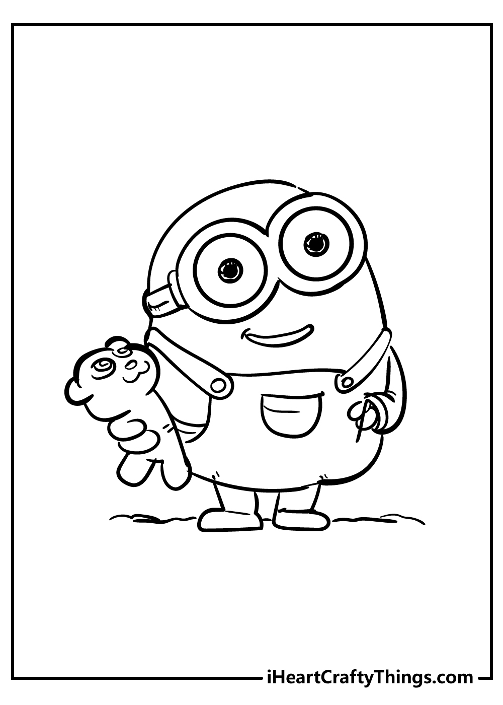 32 Cute Minion Coloring Pages Printable 26