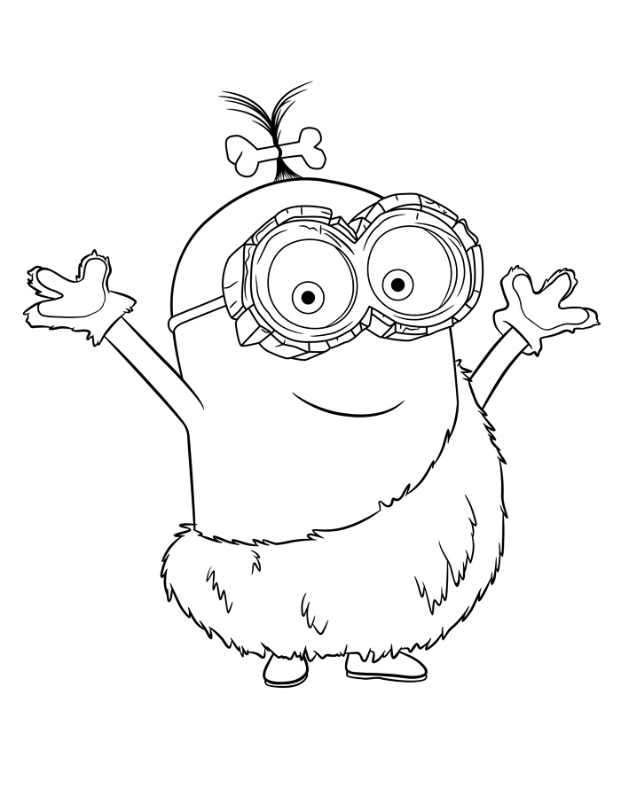 32 Cute Minion Coloring Pages Printable 29