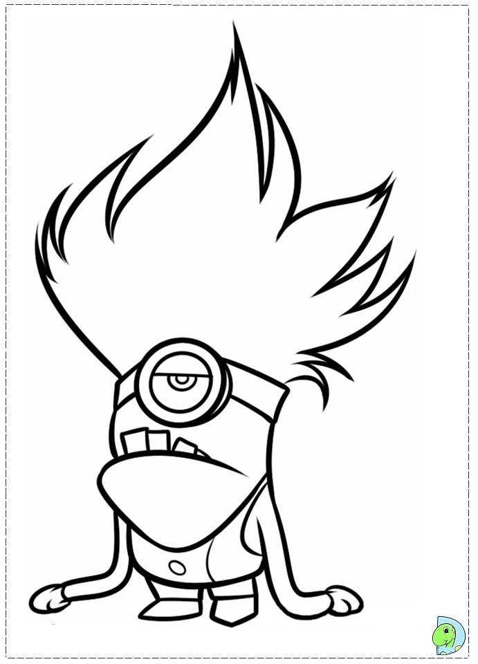 32 Cute Minion Coloring Pages Printable 31