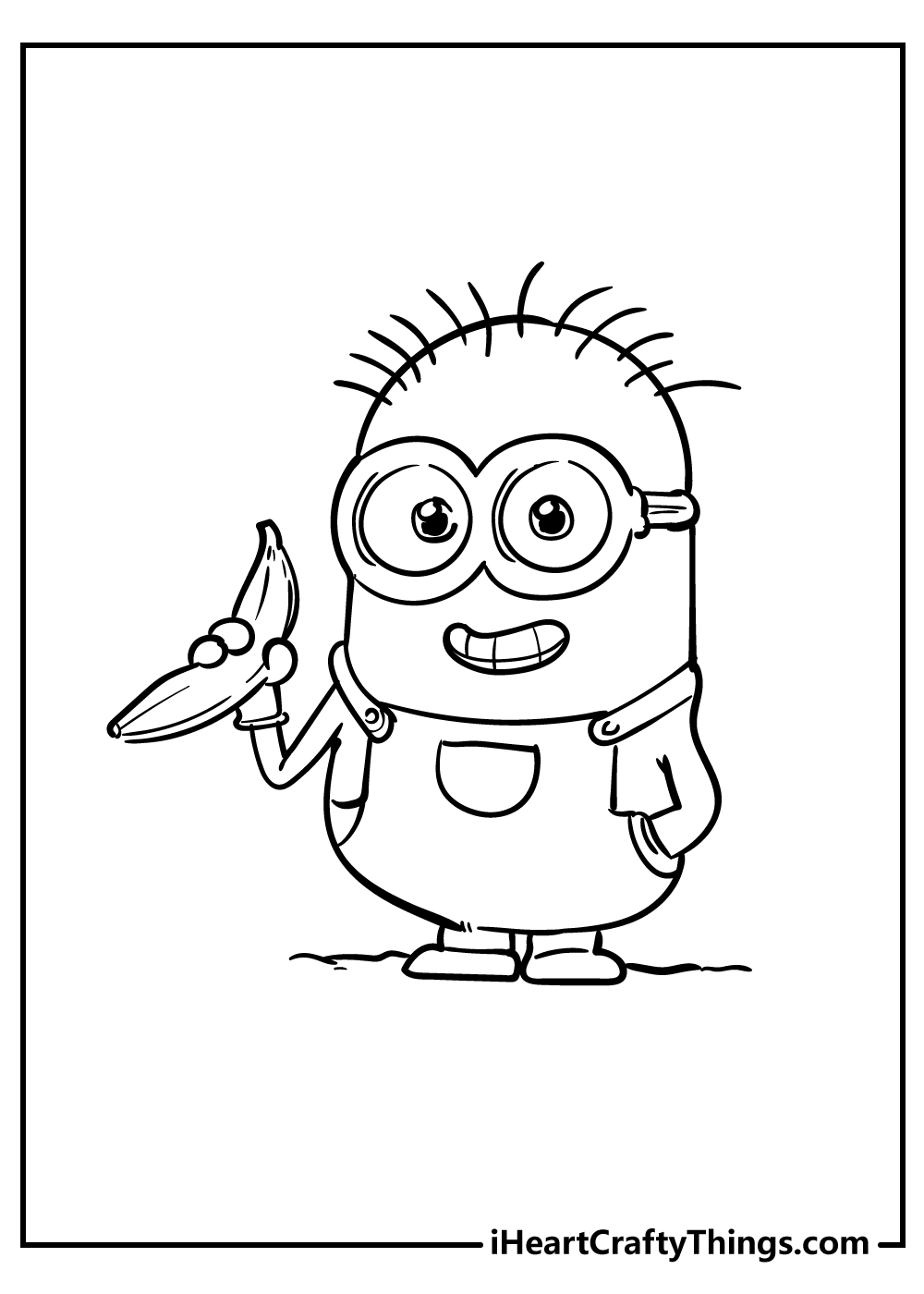 32 Cute Minion Coloring Pages Printable 4