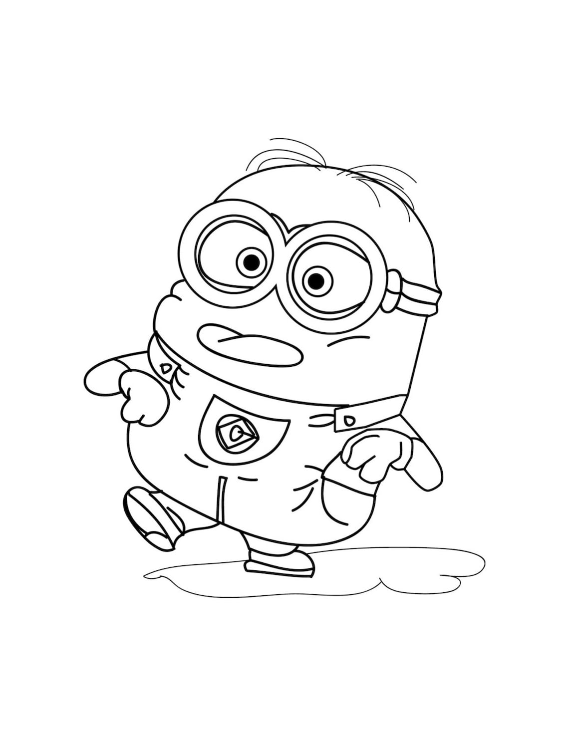 32 Cute Minion Coloring Pages Printable 5