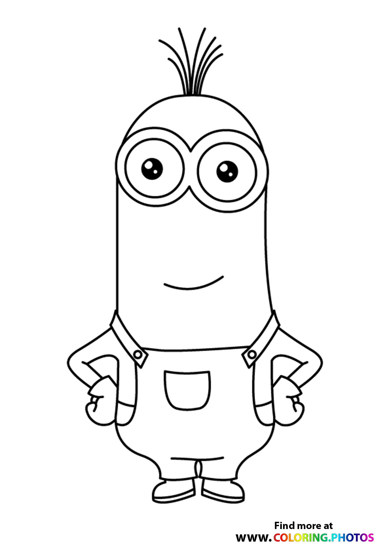 32 Cute Minion Coloring Pages Printable 6