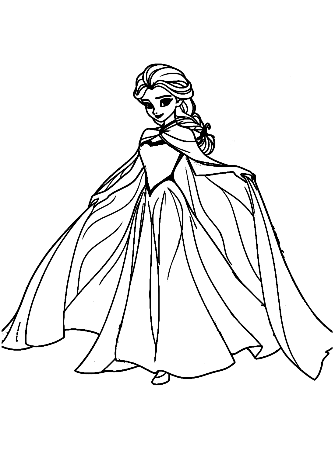 33 Elsa Halloween Coloring Pages Printable