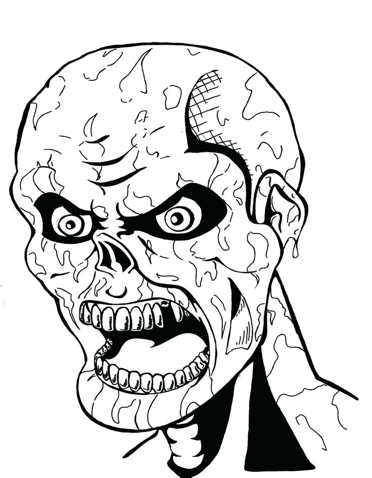 34 Terrifying Monster Coloring Pages Printable 20