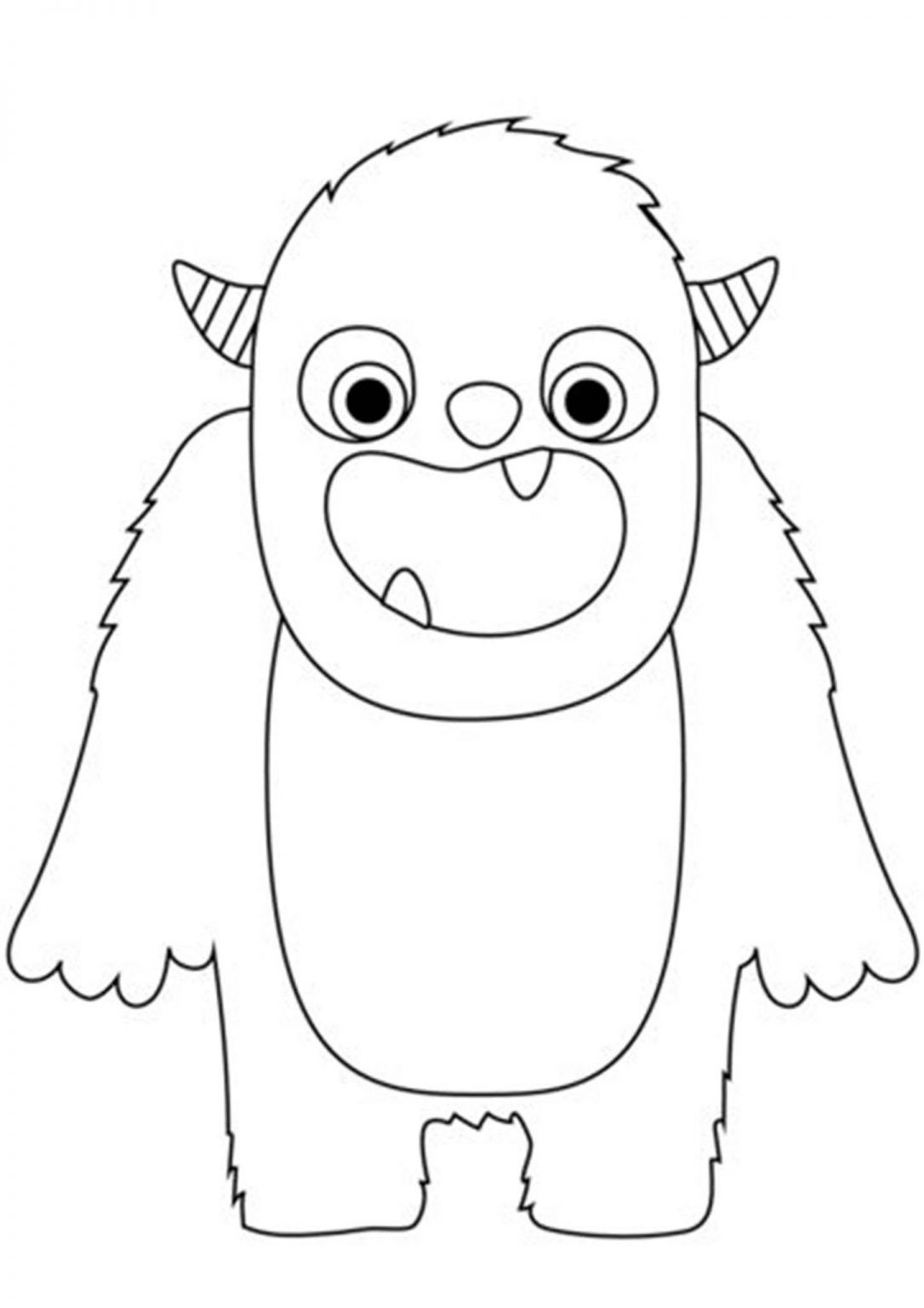 34 Terrifying Monster Coloring Pages Printable 34