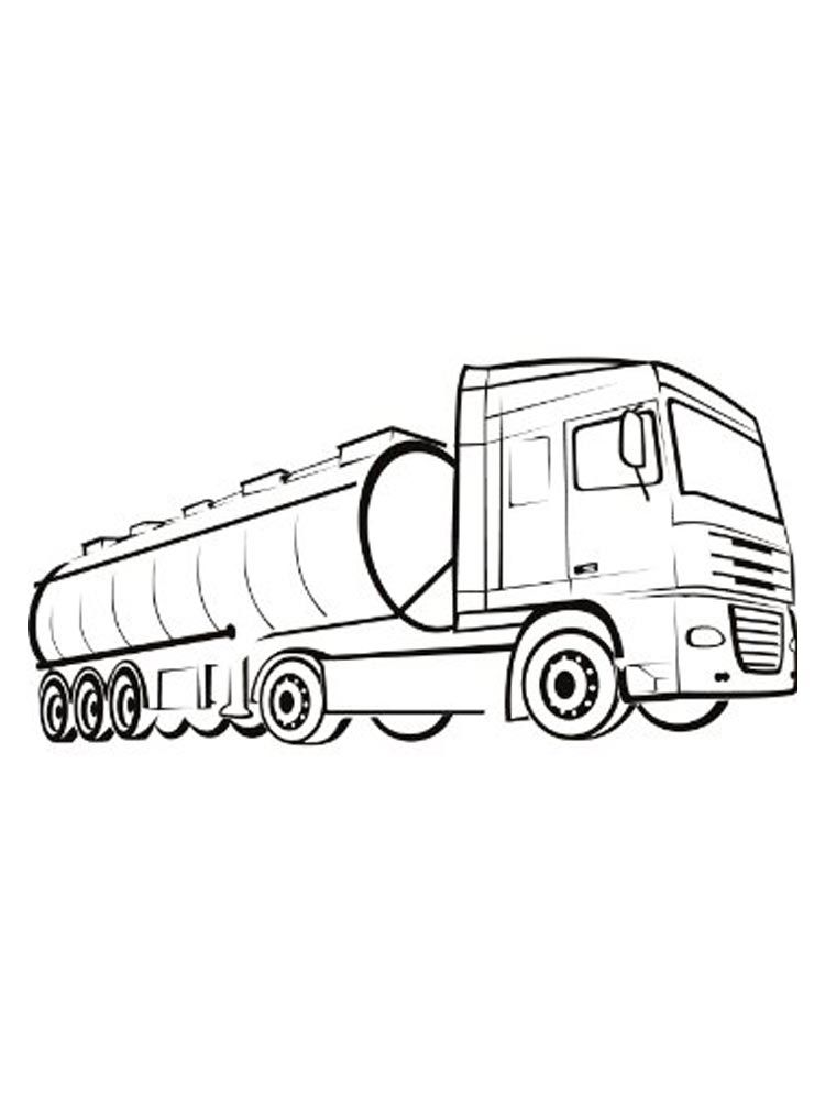 35 Awesome Truck Coloring Pages Printable 14