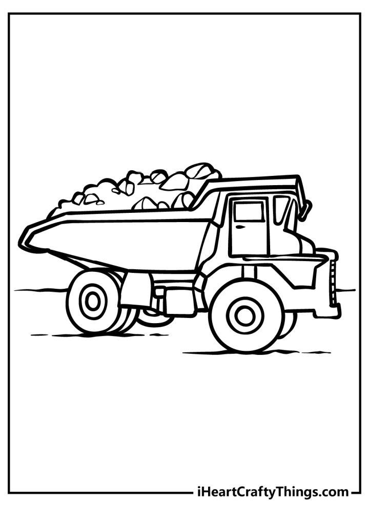 35 Awesome Truck Coloring Pages Printable 15