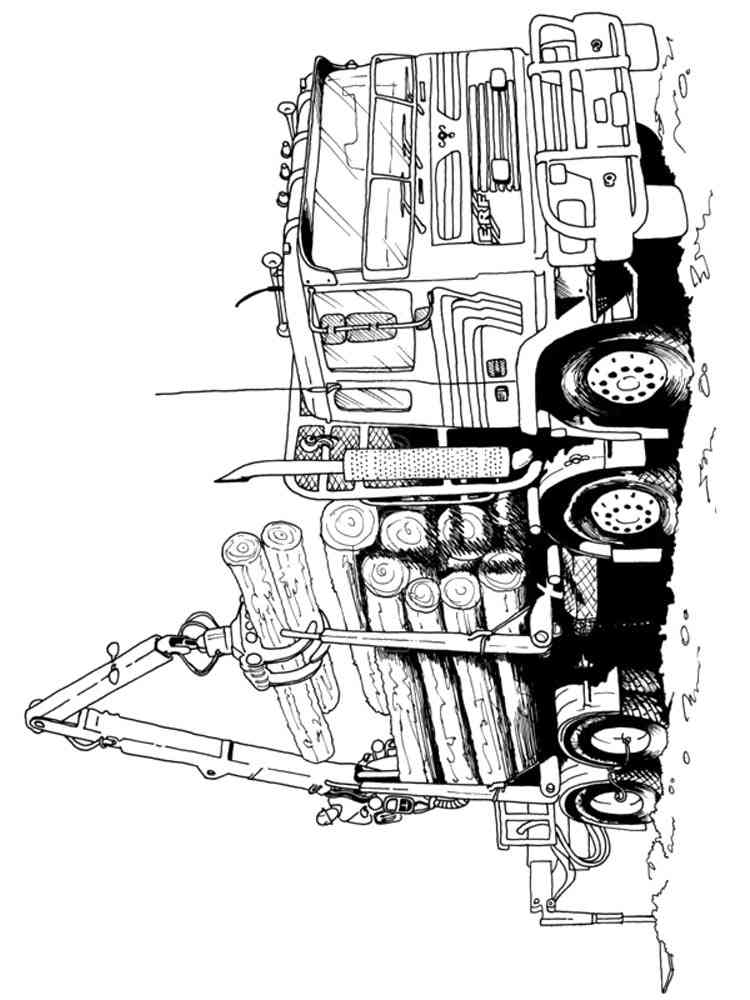 35 Awesome Truck Coloring Pages Printable 16