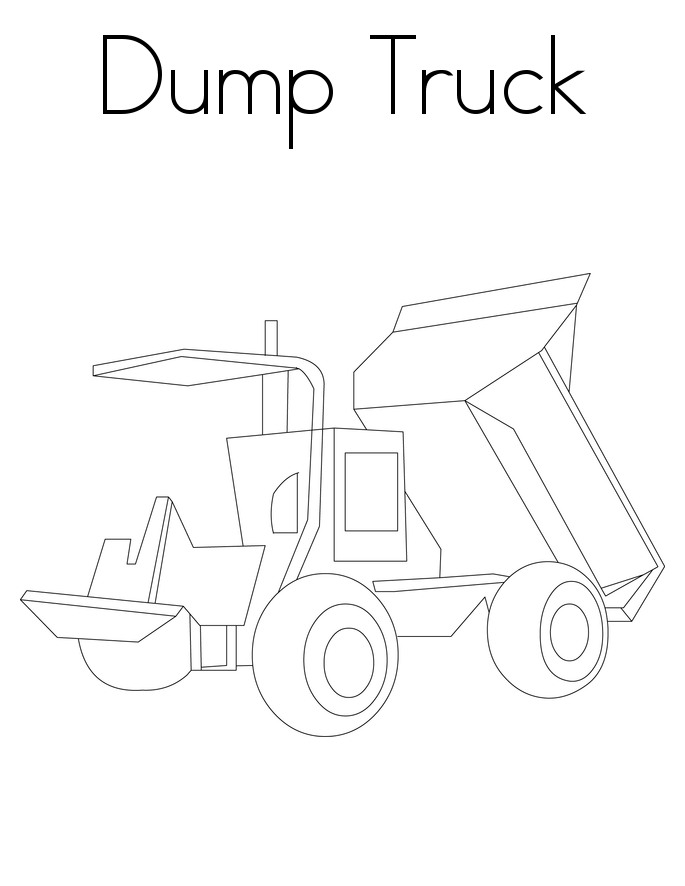 35 Awesome Truck Coloring Pages Printable 20