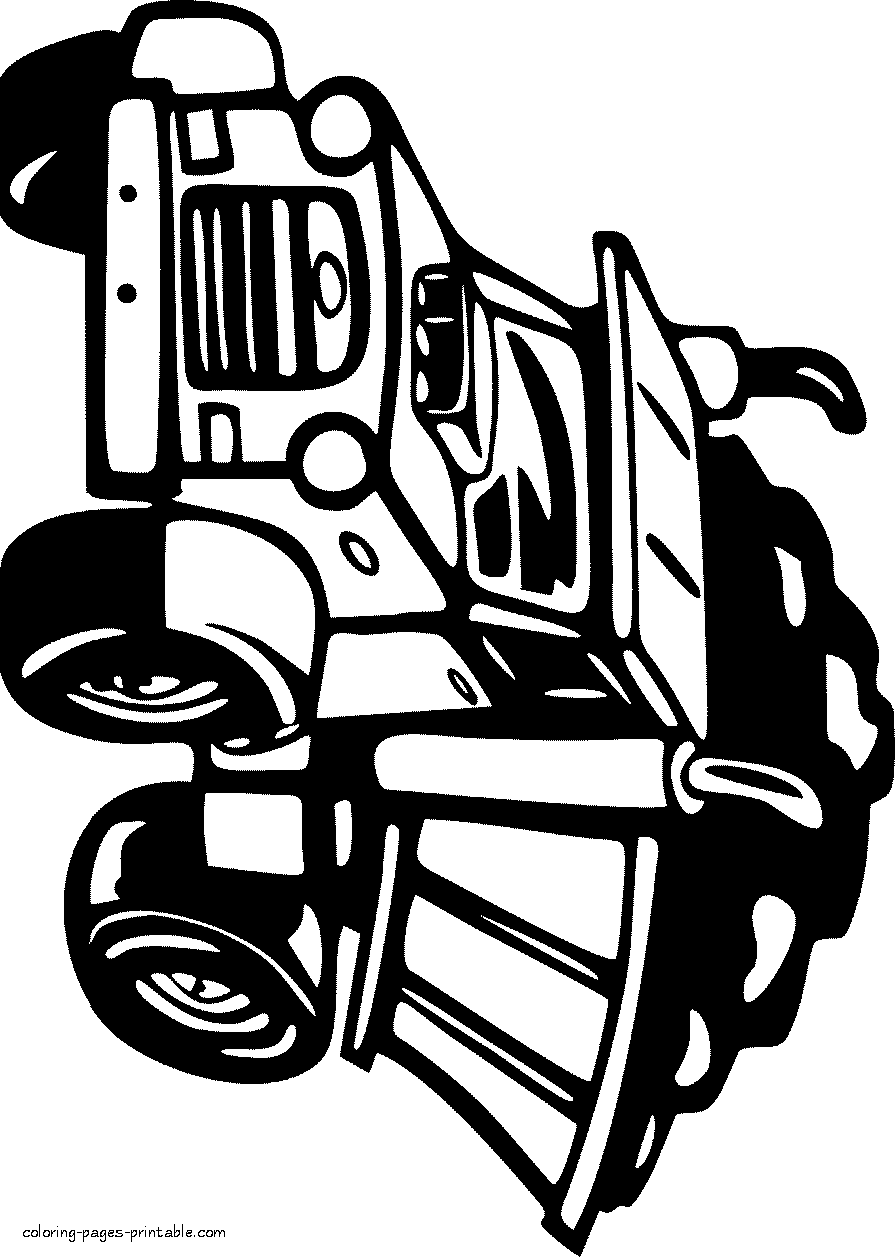 35 Awesome Truck Coloring Pages Printable 21