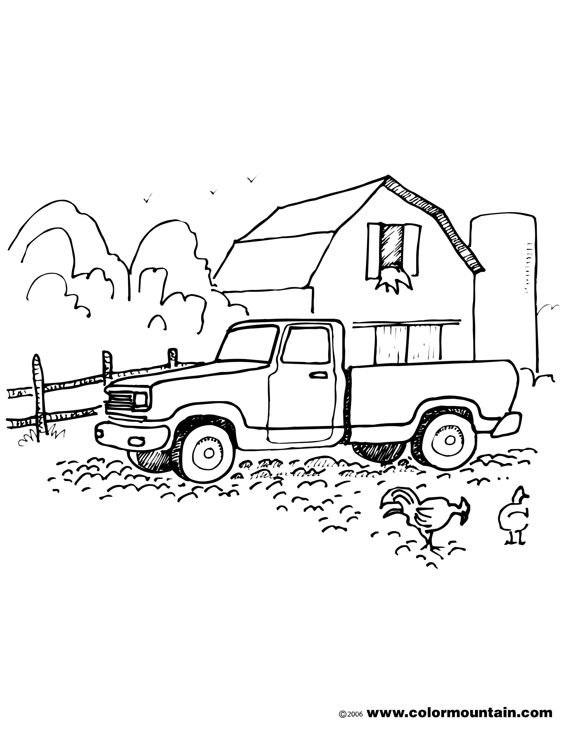 35 Awesome Truck Coloring Pages Printable 23