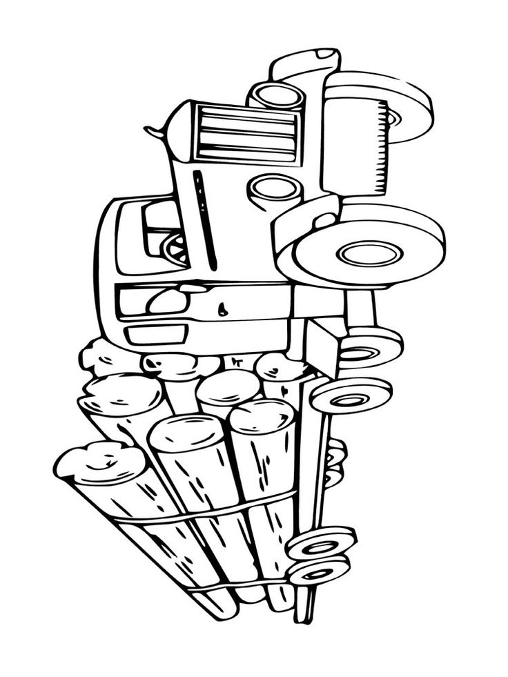 35 Awesome Truck Coloring Pages Printable 24