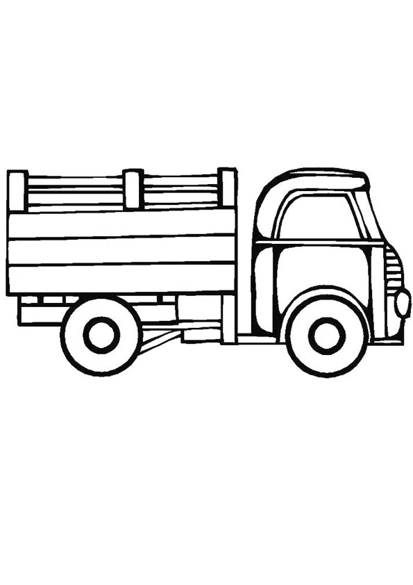 35 Awesome Truck Coloring Pages Printable 26