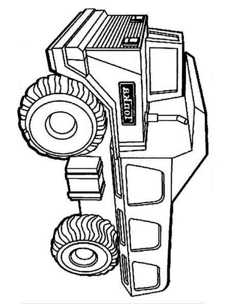 35 Awesome Truck Coloring Pages Printable 35