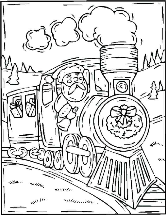 35 Charming Train Coloring Pages Printable 13