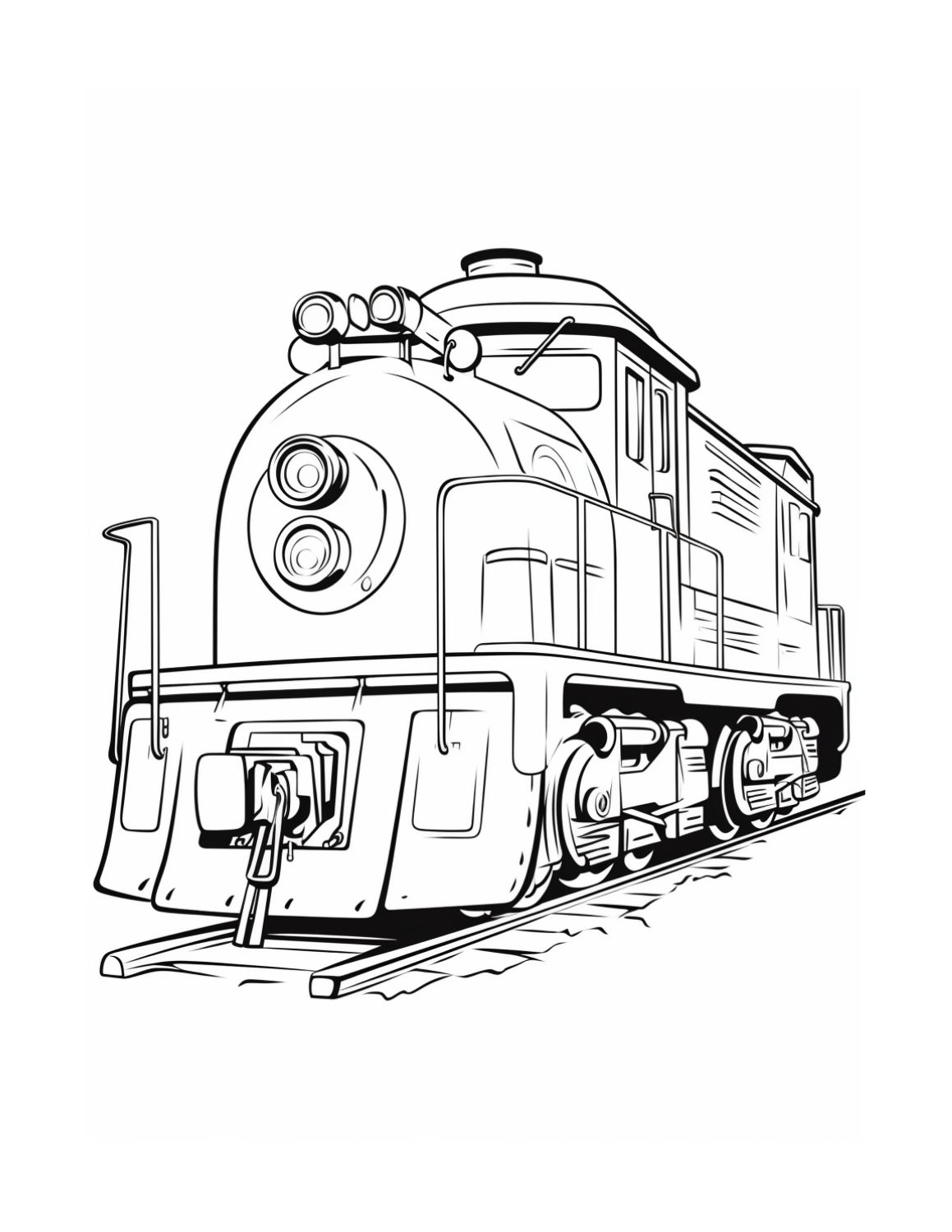 35 Charming Train Coloring Pages Printable 33