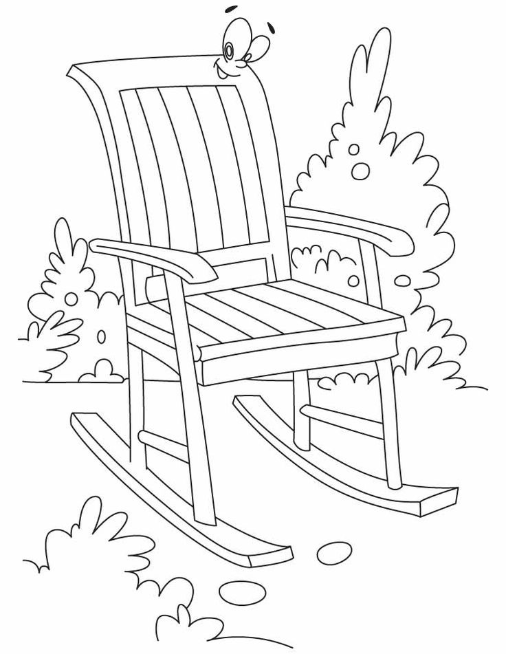 35 Cozy Chair Coloring Pages Printable 12