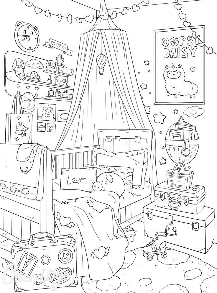 35 Cozy Chair Coloring Pages Printable 14