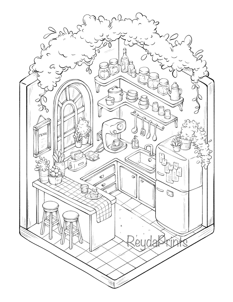 35 Cozy Chair Coloring Pages Printable 18