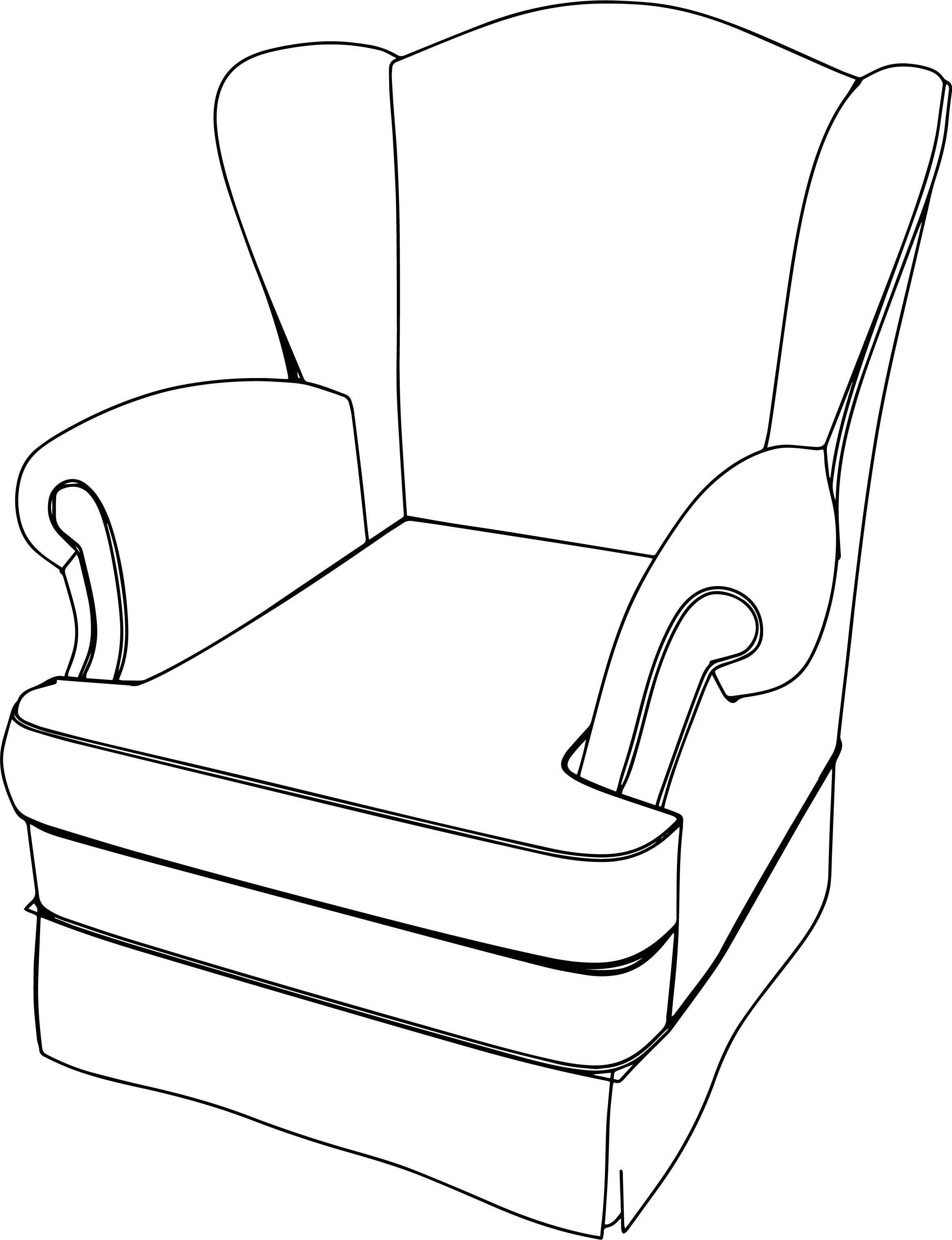 35 Cozy Chair Coloring Pages Printable 2