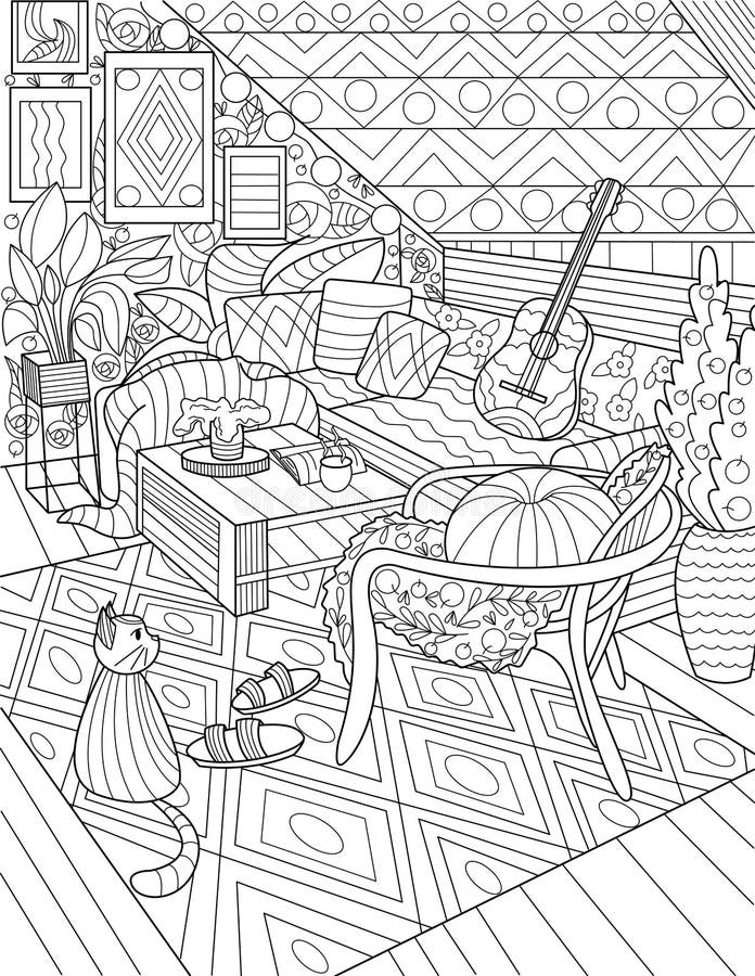 35 Cozy Chair Coloring Pages Printable 22