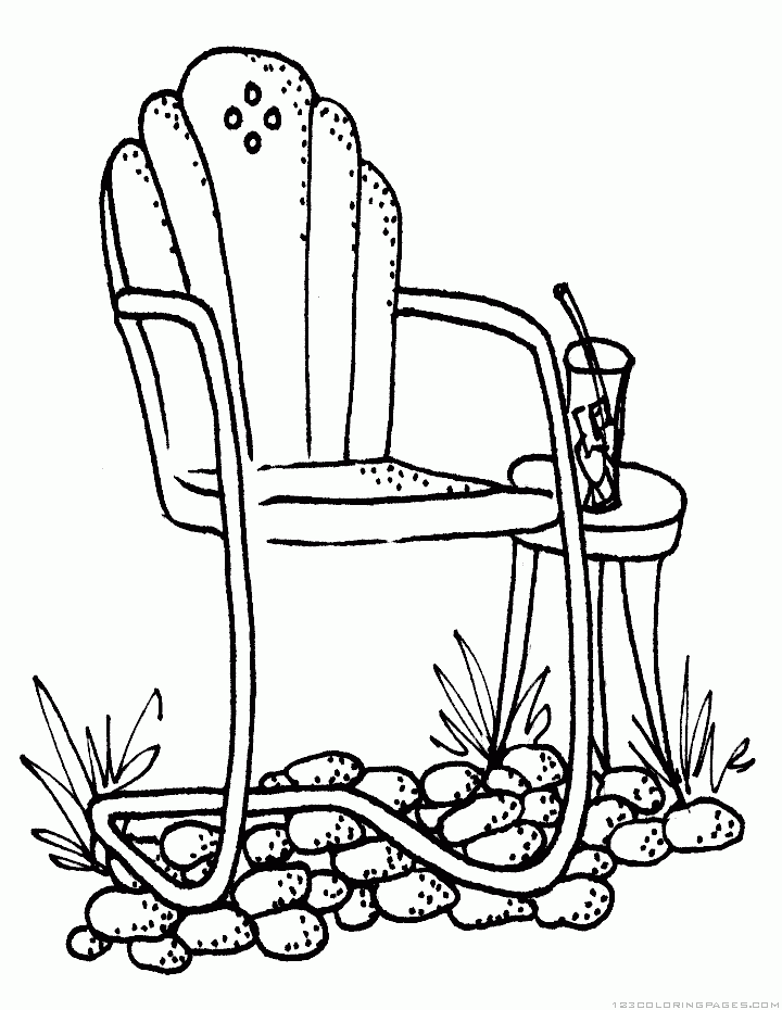 35 Cozy Chair Coloring Pages Printable 27