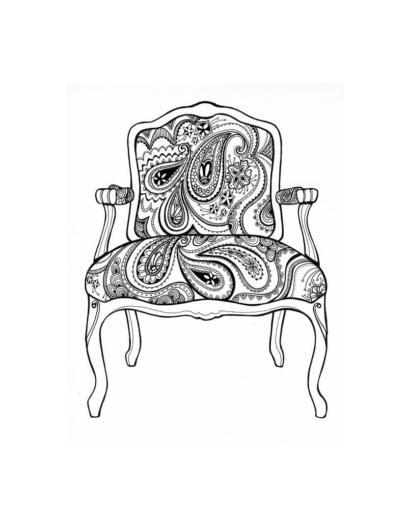 35 Cozy Chair Coloring Pages Printable 28