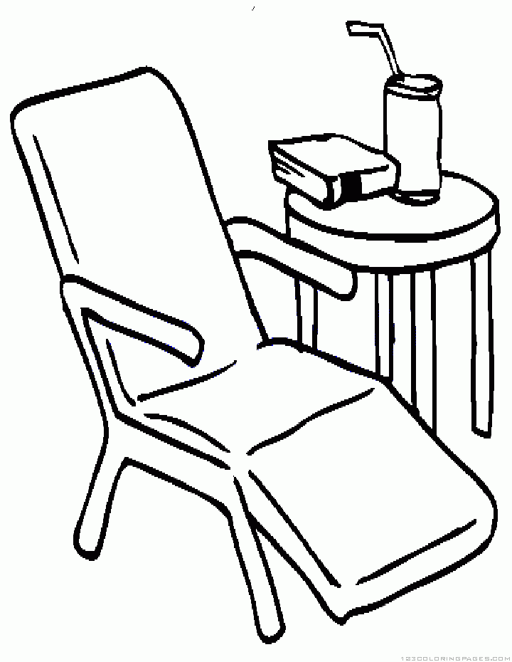 35 Cozy Chair Coloring Pages Printable 32