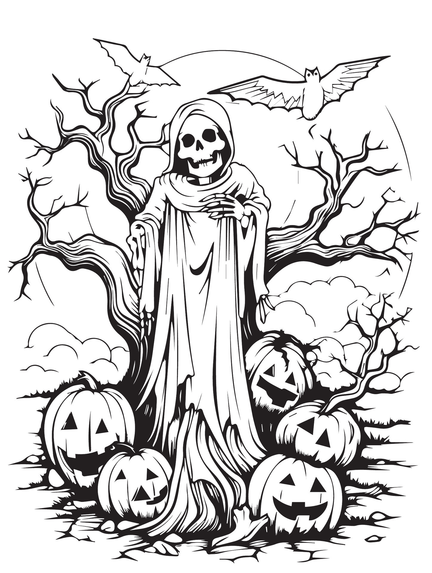 38 Bewitching Witch Coloring Pages Printable 10