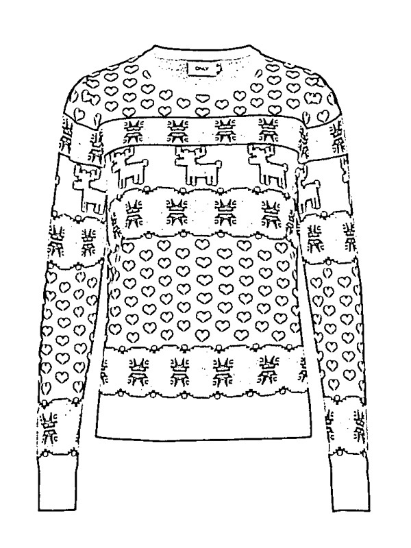 38 Cozy Sweater Coloring Pages Printable 25