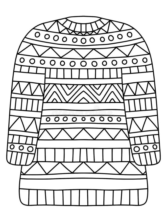 38 Cozy Sweater Coloring Pages Printable 26