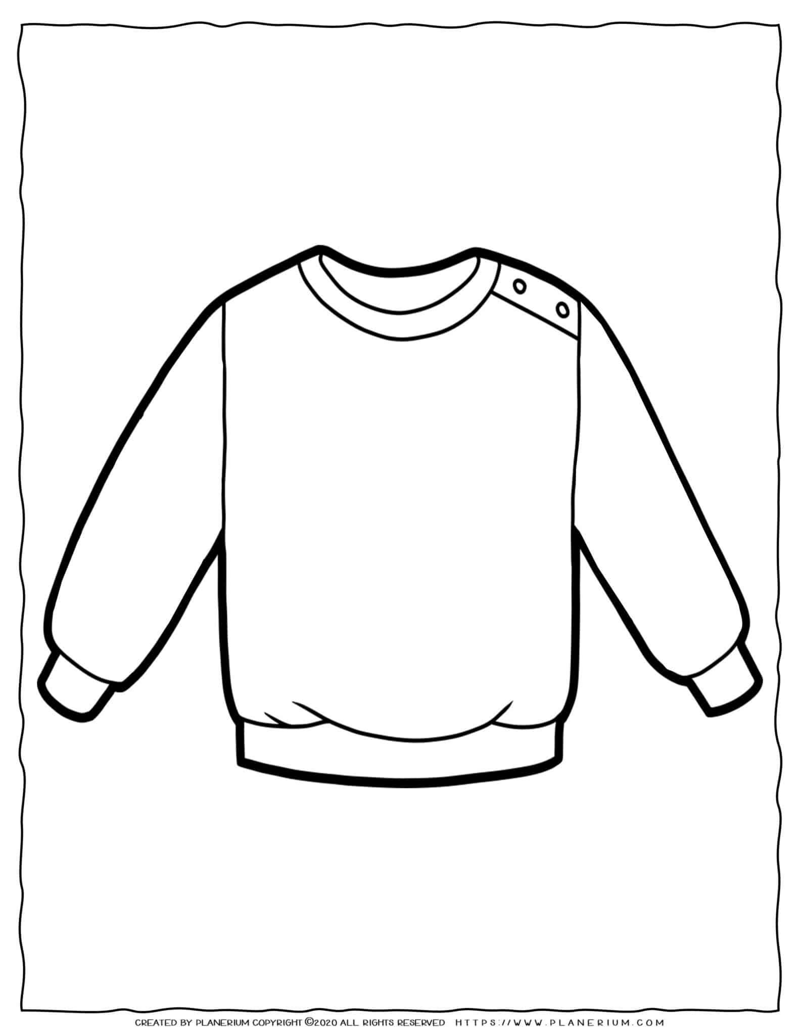 38 Cozy Sweater Coloring Pages Printable 27