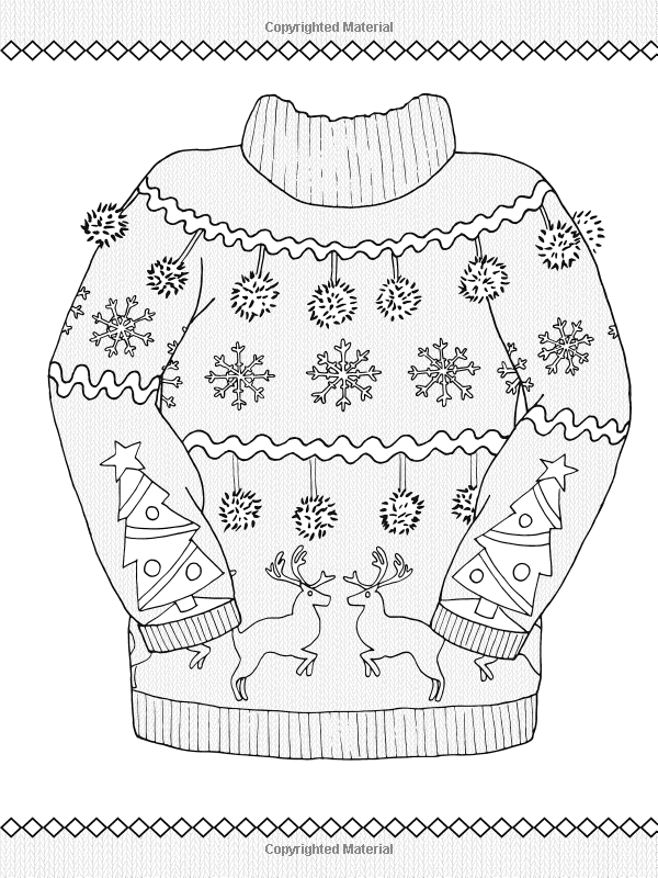 38 Cozy Sweater Coloring Pages Printable 9